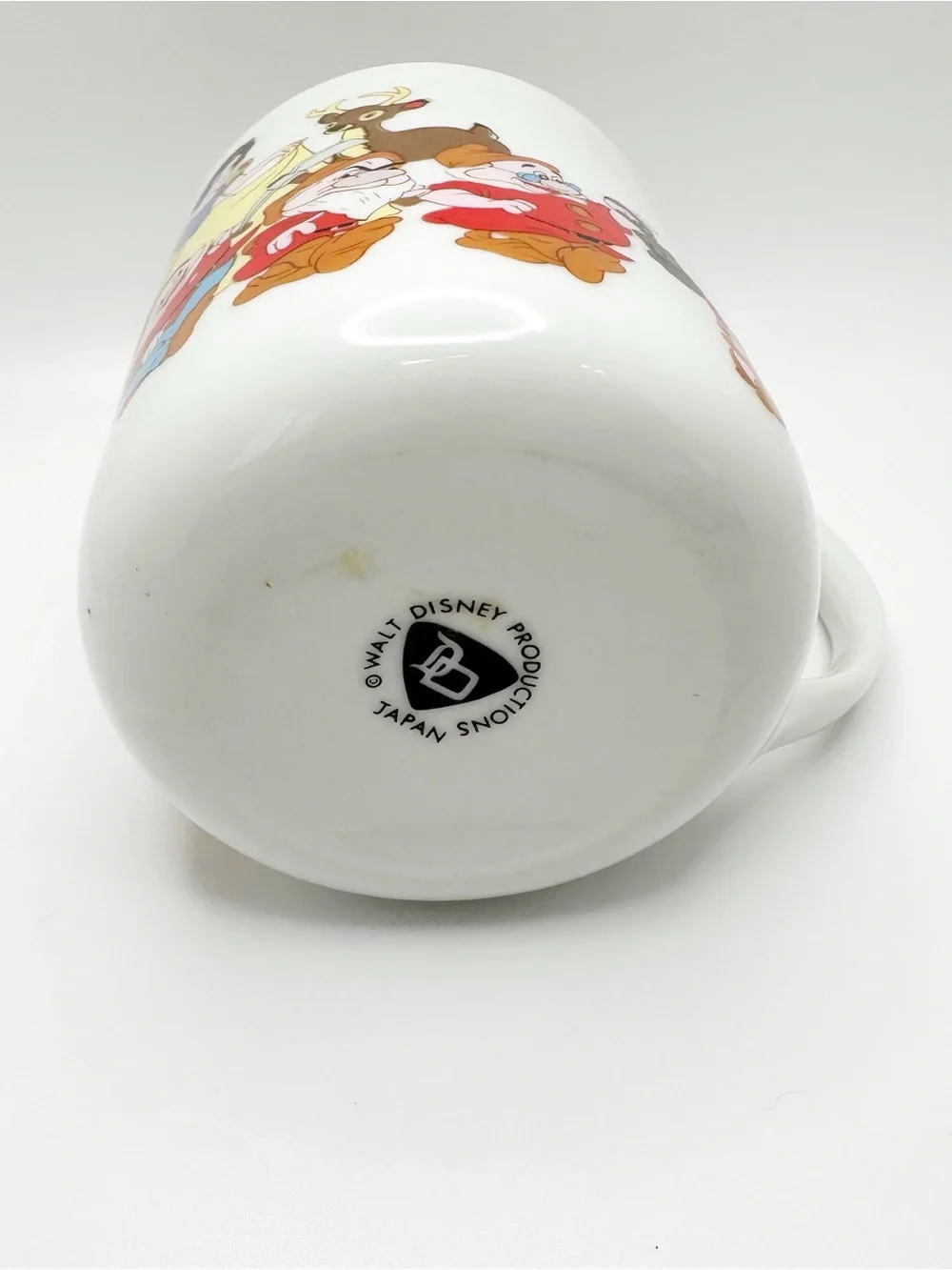 Rare Vintage Walt Disney Snow White & the Seven Dwarfs Cup Mug Porcelain  Japan